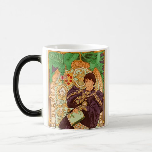 Alphonse Mucha Prince und Dragon Verwandlungstasse (Links)