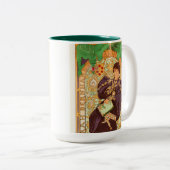 Alphonse Mucha Prince und Dragon Zweifarbige Tasse (VorderseiteRechts)