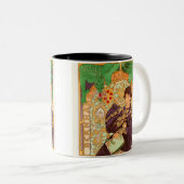 Alphonse Mucha Prince und Dragon Zweifarbige Tasse (VorderseiteRechts)