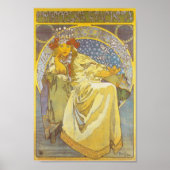 Alphonse Mucha - Princess Hyacint Print Poster (Vorne)