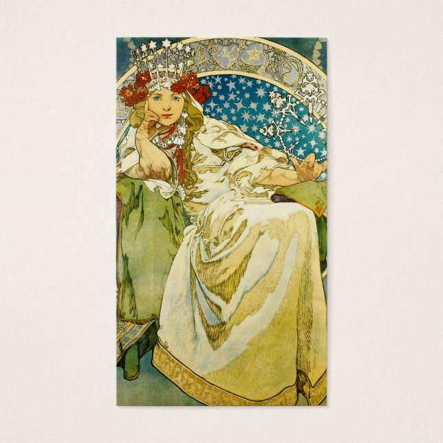 Alphonse Mucha Princess Hyacinth Art Nouveau (Vorderseite)