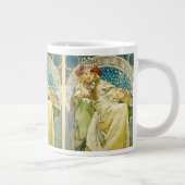 Alphonse Mucha Princess Hyacinth Art Nouveau Jumbo-Tasse (Rechts)
