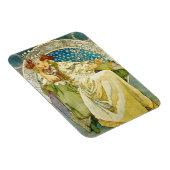 Alphonse Mucha Princess Hyacinth Art Nouveau Magnet (Rechte Seite)