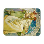 Alphonse Mucha Princess Hyacinth Art Nouveau Magnet (Horizontal)