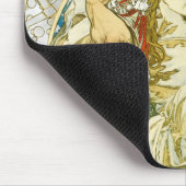 Alphonse Mucha Princess Hyacinth Art Nouveau Mousepad (Ecke)