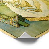 Alphonse Mucha Princess Hyacinth Art Nouveau Poster (Ecke)