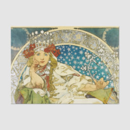 Alphonse Mucha Princess Hyacinth Art Nouveau Seidenpapier