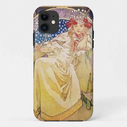 Alphonse Mucha Princess Hyacinth iPhone 5 Hülle (Rückseite)