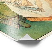 Alphonse Mucha Princess Hyacinth Print Fotodruck (Ecke)