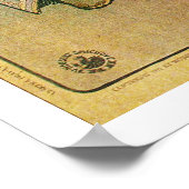 Alphonse Mucha. Princezna Hyacinta, 1911 Poster (Ecke)