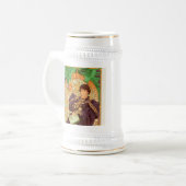 Alphonse Mucha Prinz und Drache Bierglas (Vorderseite Links)