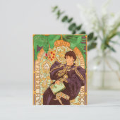 Alphonse Mucha Prinz und Drache Einladung (Stehend Vorderseite)