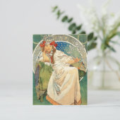 Alphonse Mucha Prinzessin Hyacinth Einladungen (Stehend Vorderseite)