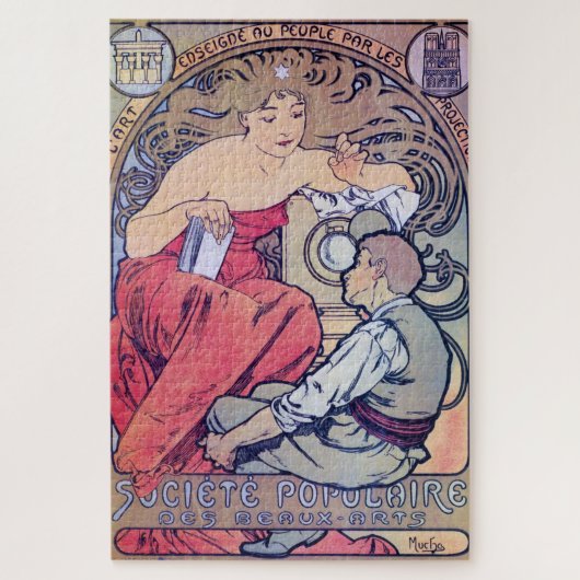 Alphonse Mucha Puzzle (Vertikal)