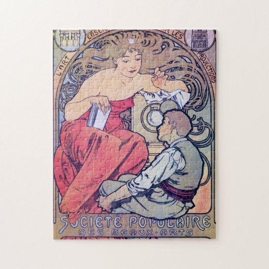 Alphonse Mucha Puzzle (Vertikal)