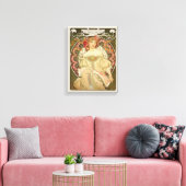 Alphonse Mucha Rêverie Daydream CC0103 Art Nouveau Leinwanddruck (Insitu (Wohnzimmer))