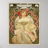 Alphonse Mucha Rêverie Daydream CC0105 Art Nouveau Poster (Vorne)