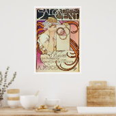 Alphonse Mucha. Salon Des Cent, 1897 Poster (Küche)