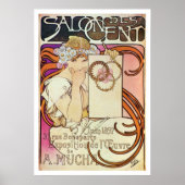 Alphonse Mucha. Salon Des Cent, 1897 Poster (Vorne)