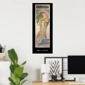 Alphonse Mucha - Sarah Bernhard Painting Poster (Heimbüro)