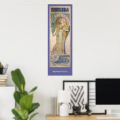 Alphonse Mucha - Sarah Bernhard Painting Poster (Heimbüro)