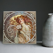 Alphonse Mucha Sarah Bernhardt Art Nouveau Fliese