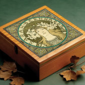 Alphonse Mucha Sarah Bernhardt Art Nouveau Vintag Fliese