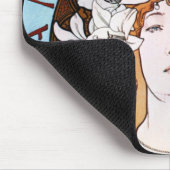 Alphonse Mucha - Sarah Bernhardt Mousepad (Ecke)
