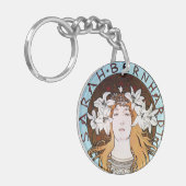 Alphonse Mucha - Sarah Bernhardt Schlüsselanhänger (Vorderseite links)
