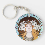 Alphonse Mucha - Sarah Bernhardt Schlüsselanhänger (Vorderseite)