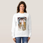 Alphonse Mucha - Sarah Bernhardt Sweatshirt (Vorne ganz)