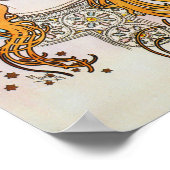 Alphonse Mucha Sarah Bernhardt Vintag Art Nouveau Poster (Ecke)