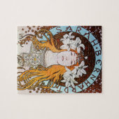 Alphonse Mucha Sarah Bernhardt Vintager Jugendstil Puzzle (Horizontal)