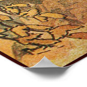 Alphonse-Mucha-Schokoladenmassage Poster (Ecke)