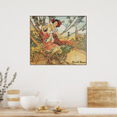 Alphonse-Mucha-Schokoladenmassage Poster (Küche)