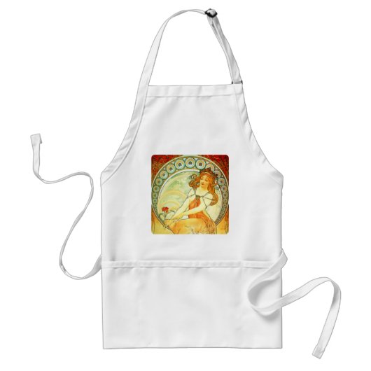 Alphonse Mucha Schürze (Vorne)