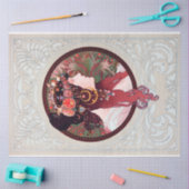 Alphonse Mucha Seidenpapier (Basteln)