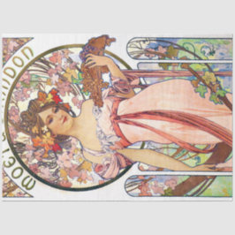 Alphonse Mucha Seidenpapier