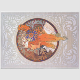 Alphonse Mucha Seidenpapier