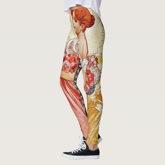 Alphonse Mucha Sommer Leggings (Links)