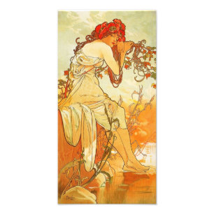 Alphonse Mucha Sommerdruck Fotodruck