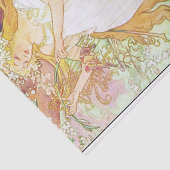 Alphonse Mucha Spring Floral Vintag Jugendstil Seidenpapier (Ausschnitt)