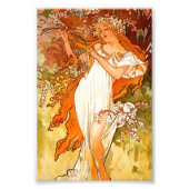 Alphonse Mucha Spring Fotodruck (Vorne)