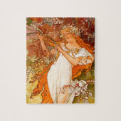 Alphonse Mucha Spring Puzzle (Vertikal)
