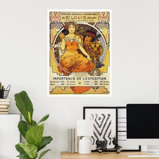 Alphonse Mucha. St. Louis Expo 1903 Poster (Heimbüro)