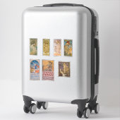 Alphonse Mucha Sticker Sortiment 1 (Koffer)