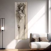 Alphonse Mucha Stift Landschaft Jugendstil Poster