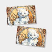 Alphonse Mucha Style Cat Ausweis (Vorder- & Rückseite)