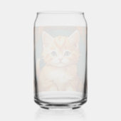 Alphonse Mucha Style Orange Cat Dosenglas (Rückseite)