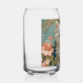 Alphonse Mucha Style White Cat Dosenglas (Rechts)